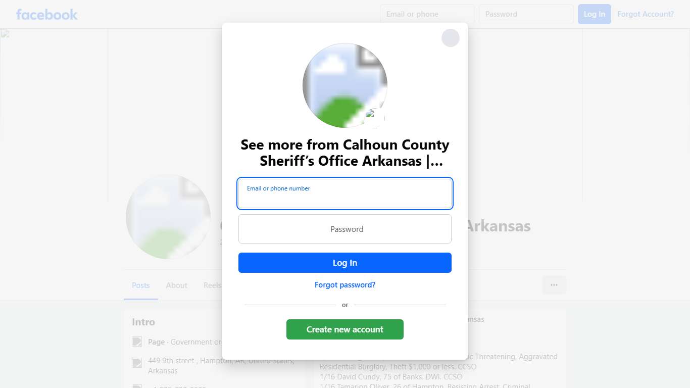 Calhoun County Sheriff’s Office Arkansas Hampton AR Facebook
